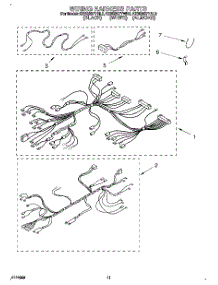 08 - Wiring Harness parts for Kitchenaid Oven KEBS207YBL3 from AppliancePartsPros.com