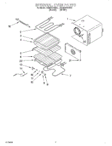 05 - Internal Oven parts for Kitchenaid Oven KEMS377BBL1 from AppliancePartsPros.com
