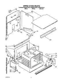 02 - Upper Oven parts for Kitchenaid Oven KEBS207YAL0 from AppliancePartsPros.com