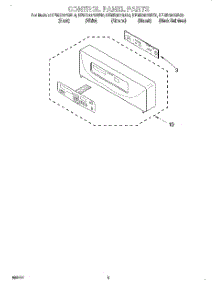 02 - Control Panel, Literature parts for Kitchenaid Oven KEMS307GBS0 from AppliancePartsPros.com