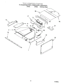 08 - Top Venting parts for Kitchenaid Oven KEMS378GWH1 from AppliancePartsPros.com