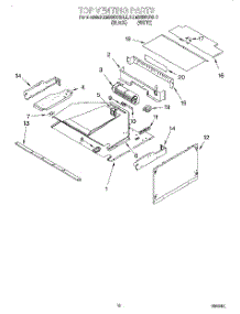 08 - Top Venting parts for Kitchenaid Oven KEMS308GBL0 from AppliancePartsPros.com
