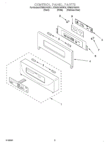 02 - Control Panel parts for Kitchenaid Oven KEMS378GBL1 from AppliancePartsPros.com
