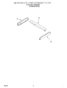 07 - Microwave Compartment parts for Kitchenaid Oven KEMS308GSS0 from AppliancePartsPros.com