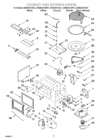 06 - Cabinet And Stirrer parts for Kitchenaid Oven KEMS307GWH1 from AppliancePartsPros.com