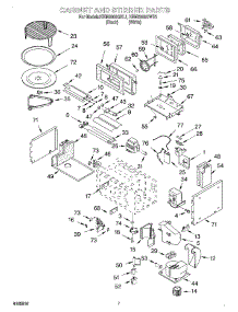 06 - Cabinet And Stirrer parts for Kitchenaid Oven KEMS308GWH1 from AppliancePartsPros.com