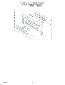 02 - Control Panel, Literature parts for Kitchenaid Oven KEBS147DWH1 from AppliancePartsPros.com