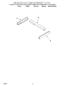 07 - Microwave Compartment parts for Kitchenaid Oven KEMS307GWH0 from AppliancePartsPros.com