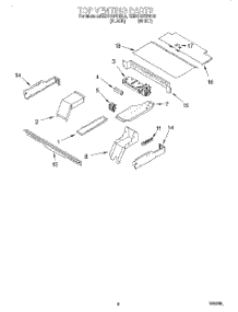 05 - Top Venting parts for Kitchenaid Oven KEBS147DWH6 from AppliancePartsPros.com
