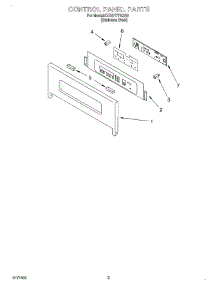 02 - Control Panel parts for Kitchenaid Oven KEBS177DSS8 from AppliancePartsPros.com