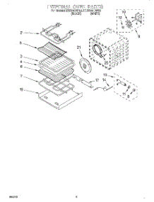 04 - Internal Oven parts for Kitchenaid Oven KEBS247DBL6 from AppliancePartsPros.com