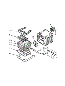 Internal Oven parts for Kitchenaid Wall Oven KEBS277DHW2 from AppliancePartsPros.com