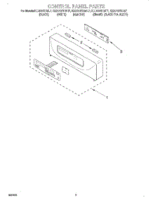 04 - Control Panel, Literature parts for Kitchenaid Oven KEBS107DBT7 from AppliancePartsPros.com
