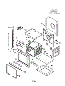 Oven parts for Kitchenaid Wall Oven KEBS107DBAL6 from AppliancePartsPros.com