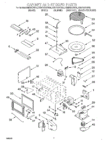 06 - Cabinet And Stirrer parts for Kitchenaid Oven KEMS307DBT6 from AppliancePartsPros.com