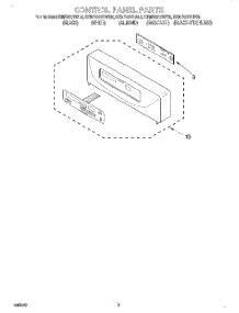 02 - Control Panel, Literature parts for Kitchenaid Oven KEMS307DBL6 from AppliancePartsPros.com