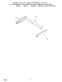 07 - Microwave Compartment parts for Kitchenaid Oven KEMS307DBL6 from AppliancePartsPros.com