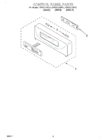 02 - Control Panel, Literature parts for Kitchenaid Oven KEBS277DBL7 from AppliancePartsPros.com
