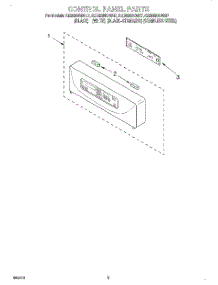 02 - Control Panel, Literature parts for Kitchenaid Oven KEBS208DBS7 from AppliancePartsPros.com