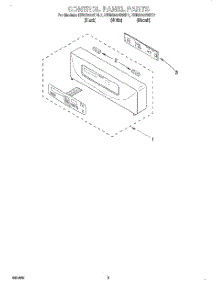 02 - Control Panel parts for Kitchenaid Oven KEBS207DWH7 from AppliancePartsPros.com