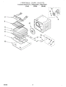 04 - Internal Oven parts for Kitchenaid Oven KEBS207DBT7 from AppliancePartsPros.com
