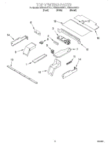 05 - Top Venting parts for Kitchenaid Oven KEBS207DBL7 from AppliancePartsPros.com