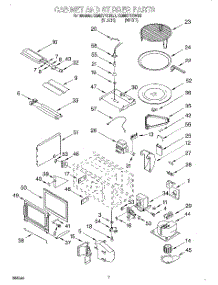06 - Cabinet And Stirrer parts for Kitchenaid Oven KEMI371GWH0 from AppliancePartsPros.com
