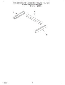 07 - Microwave Compartment parts for Kitchenaid Oven KEMI371GWH0 from AppliancePartsPros.com