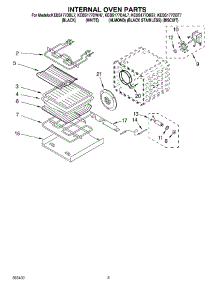 04 - Internal Oven Parts parts for Kitchenaid Oven KEBS177DWH7 from AppliancePartsPros.com