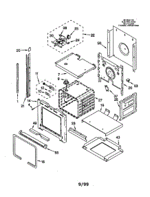 Oven parts for Kitchenaid Wall Oven KEBS107DBAL7 from AppliancePartsPros.com