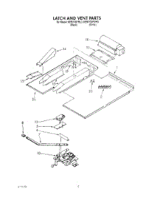 04 - Latch And Vent, Optional parts for Kitchenaid Oven KEBI100YBL3 from AppliancePartsPros.com