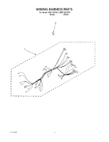 05 - Wiring Harness parts for Kitchenaid Oven KEBI100YBL3 from AppliancePartsPros.com