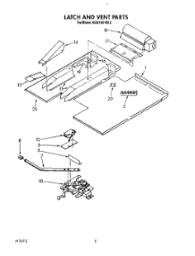 05 - Latch And Vent, Optional parts for Kitchenaid Oven KEBI100YBL0 from AppliancePartsPros.com