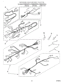 09 - Wiring Harness parts for Kitchenaid Oven KEMS306XBL4 from AppliancePartsPros.com