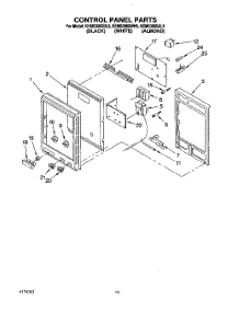 07 - Control Panel parts for Kitchenaid Oven KEMS306XBL5 from AppliancePartsPros.com