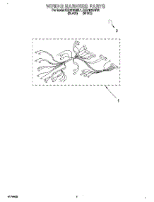 05 - Wiring Harness parts for Kitchenaid Oven KEBI100BBL1 from AppliancePartsPros.com