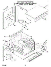 03 - Upper Oven parts for Kitchenaid Oven KEBS208BBL1 from AppliancePartsPros.com