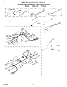 08 - Wiring Harness parts for Kitchenaid Oven KEBS277BBL0 from AppliancePartsPros.com