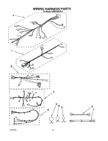 10 - Wiring Harness parts for Kitchenaid Oven KEMS306XBL0 from AppliancePartsPros.com
