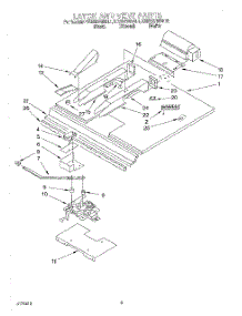 06 - Latch And Vent parts for Kitchenaid Oven KEBS278BWH1 from AppliancePartsPros.com