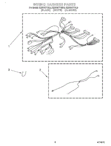07 - Wiring Harness parts for Kitchenaid Oven KEBS107YBL0 from AppliancePartsPros.com