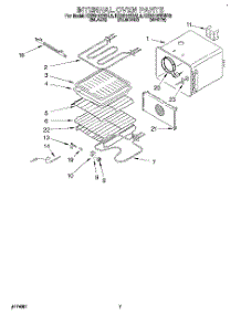 05 - Internal Oven parts for Kitchenaid Oven KEBS107BBL0 from AppliancePartsPros.com