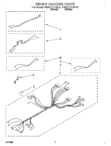 06 - Wiring Harness parts for Kitchenaid Oven KEBI171YBL3 from AppliancePartsPros.com
