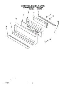 02 - Control Panel, Lit / Optional parts for Kitchenaid Oven KEMS377YWH0 from AppliancePartsPros.com