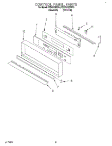 03 - Control Panel, Literature parts for Kitchenaid Oven KEBS276BBL0 from AppliancePartsPros.com