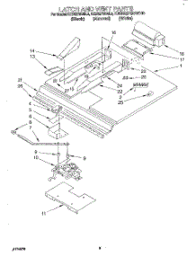07 - Latch And Vent parts for Kitchenaid Oven KEBS278BWH0 from AppliancePartsPros.com