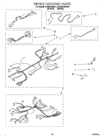07 - Wiring Harness parts for Kitchenaid Oven KEBS276BBL1 from AppliancePartsPros.com