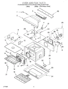 02 - Oven And Fan parts for Kitchenaid Oven KEBN107YWH0 from AppliancePartsPros.com
