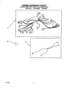 07 - Wiring Harness, Optional parts for Kitchenaid Oven KEBS107YWH2 from AppliancePartsPros.com