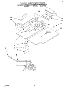 03 - Latch And Vent parts for Kitchenaid Oven KEBS207BBL0 from AppliancePartsPros.com